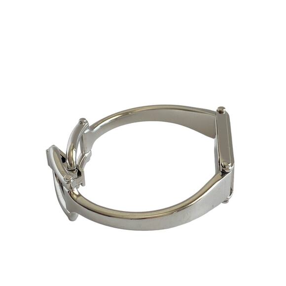 Gucci Silver and Black Women's Watch - Picture 4 of 7